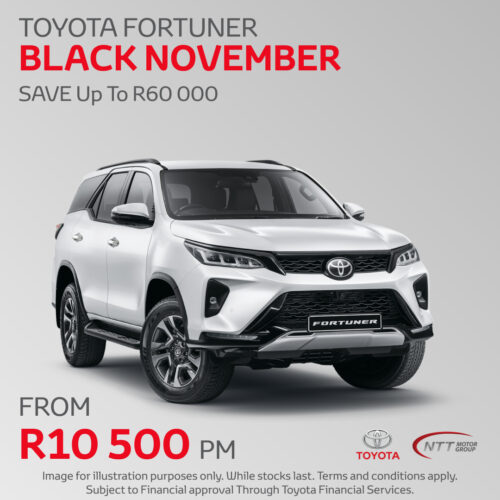 Black November image from NTT Toyota