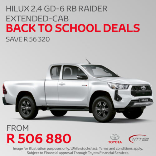 Back to school deals image from NTT Toyota